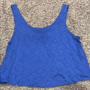 Blue tank